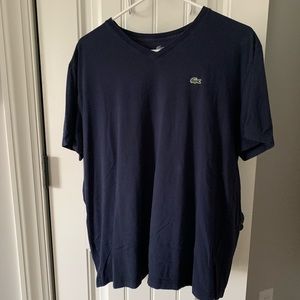 Lacoste v-neck cotton shirts